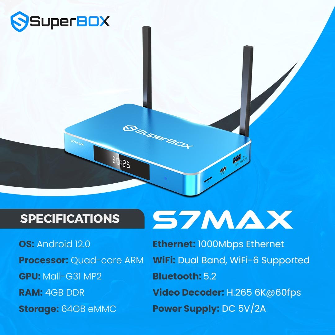 SuperBox S7 Max - Super Box Co