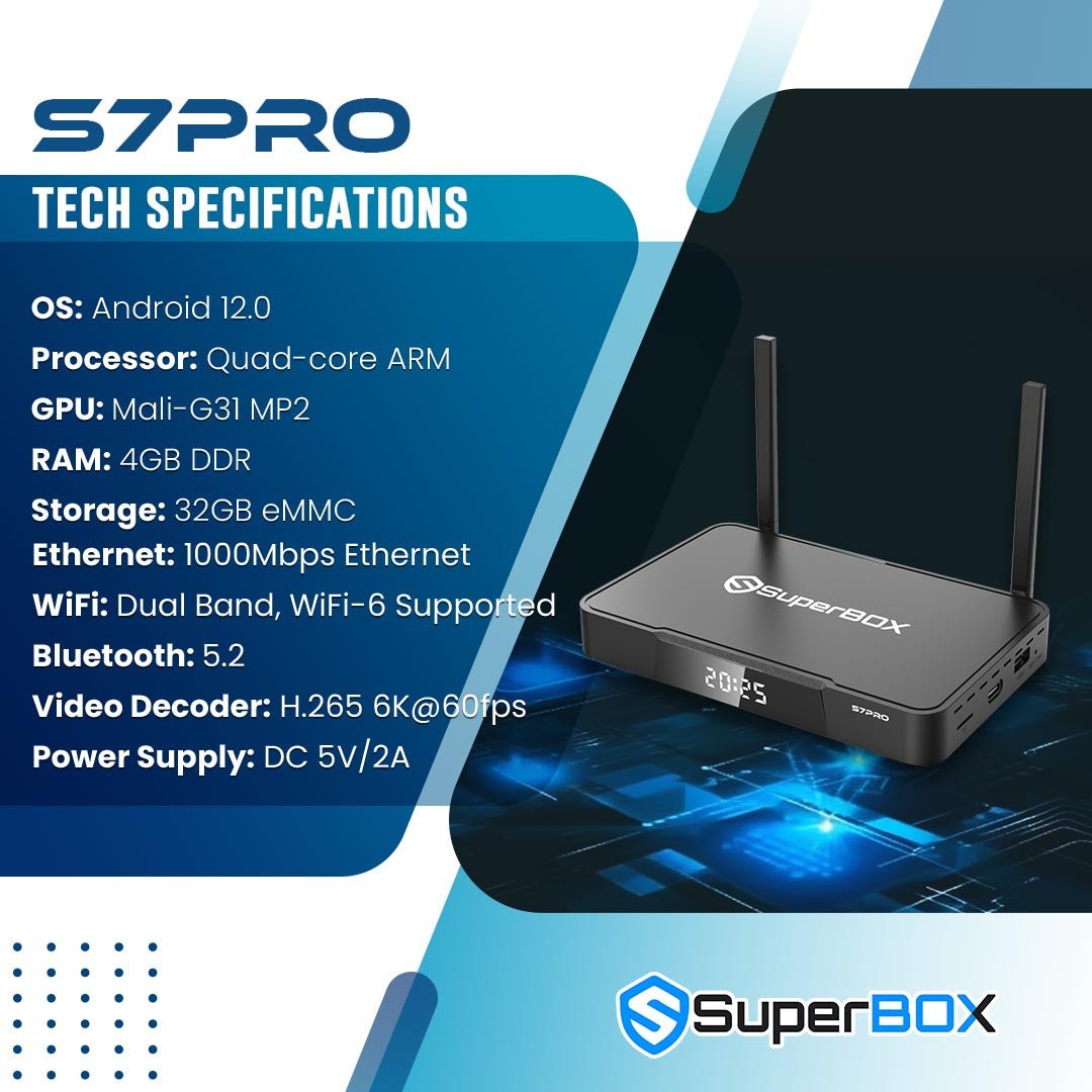 SuperBox S7 Pro - Super Box Co